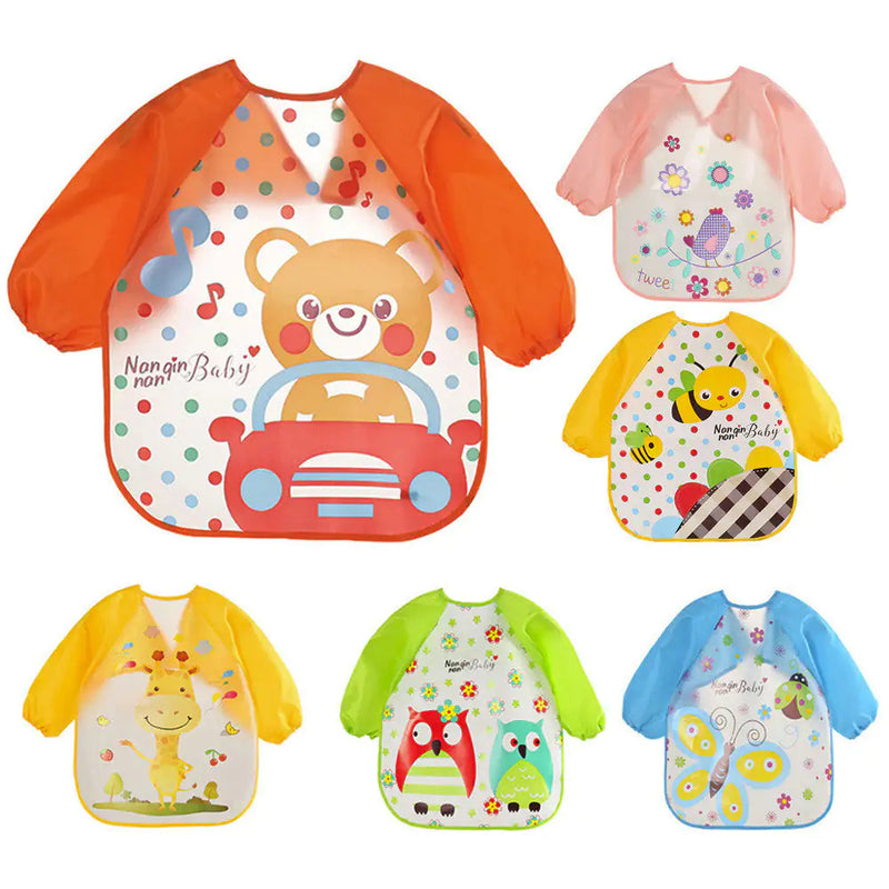 Waterproof Cartoon Baby Bibs & Burp Cloths