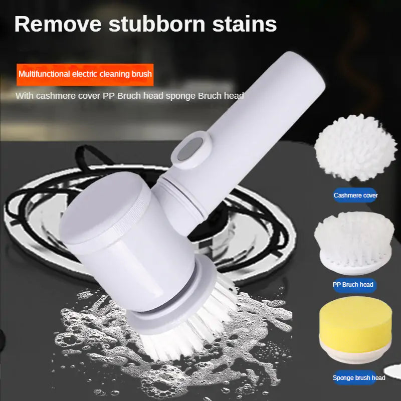 3 In 1 Multifunctional Electric Cleaning Brush for doing dishes and more...