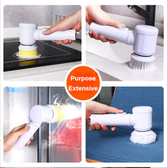 3 In 1 Multifunctional Electric Cleaning Brush for doing dishes and more...