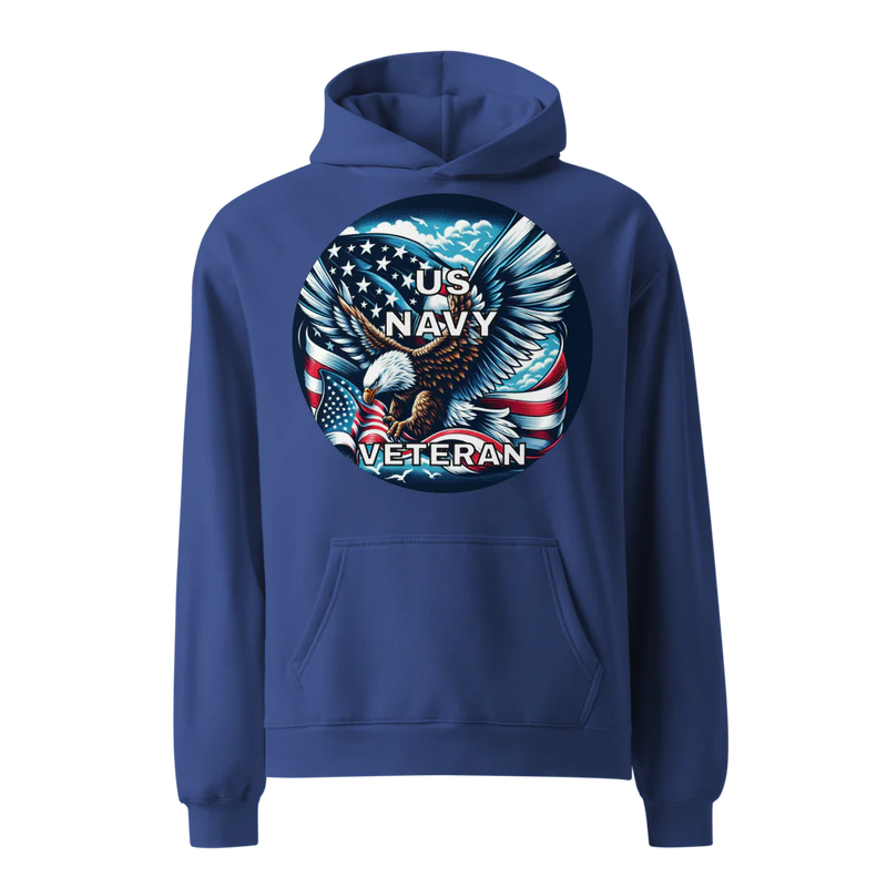 US Navy Veteran Unisex Oversized Hoodie