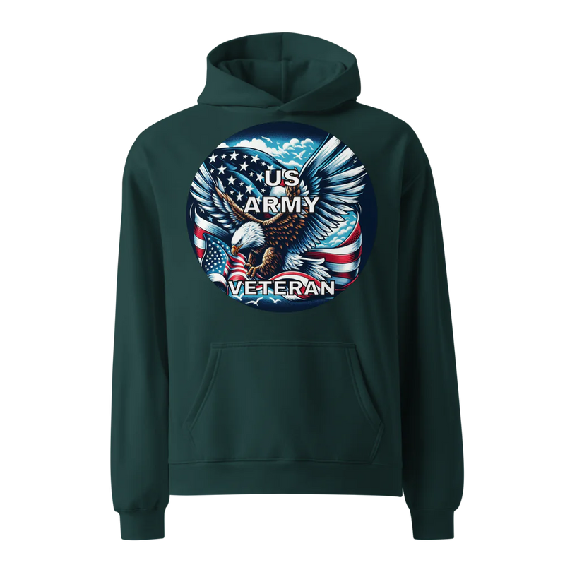 US Army Veteran Unisex Oversized Hoodie