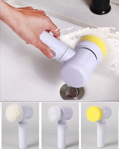 3 In 1 Multifunctional Electric Cleaning Brush for doing dishes and more...