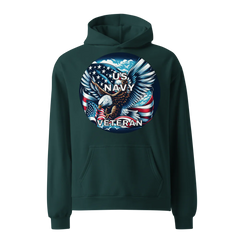 US Navy Veteran Unisex Oversized Hoodie