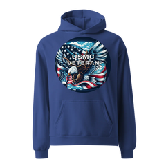 USMC Veteran Unisex Oversized Hoodie