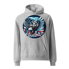 US Navy Veteran Unisex Oversized Hoodie