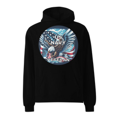 US Navy Veteran Unisex Oversized Hoodie